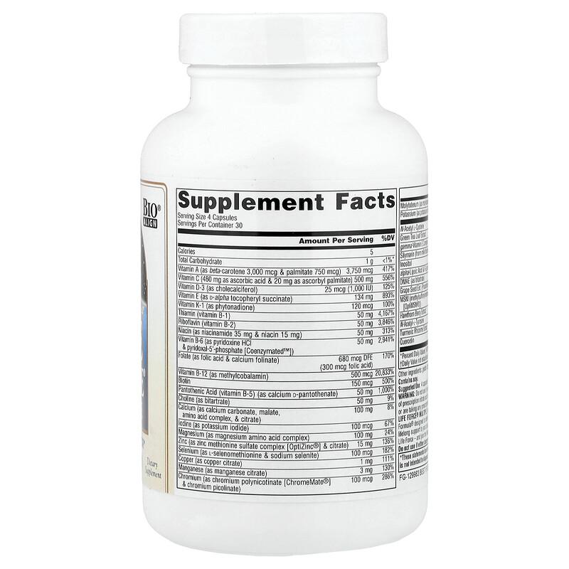 Life Force® Multiple, No Iron, 120 Capsules
