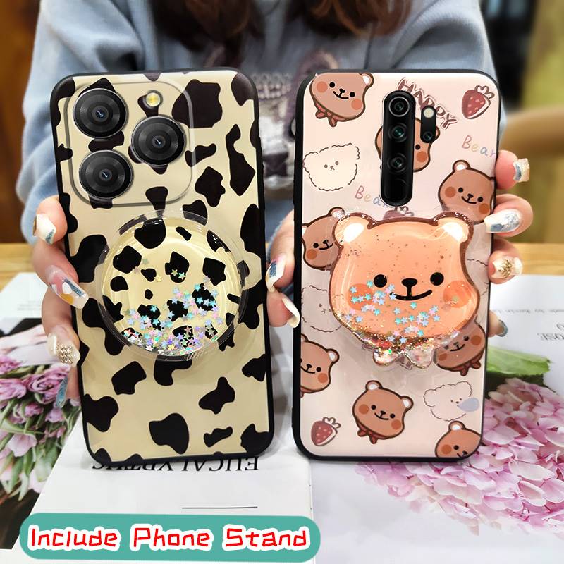 Anti-knock Simplicity Phone Case For Blackview Shark9 5G Durable Quicksand TPU Phone Lens Protection Cartoon Soft Case