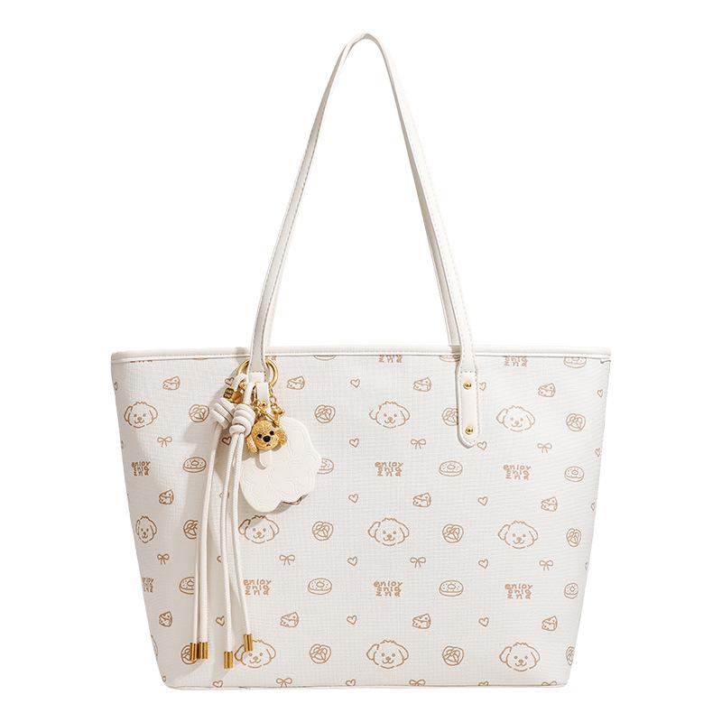 Cartoon Large Capacity Tote Bag Student Class Tote All-in-one Underarm Bag Shoulder Bag