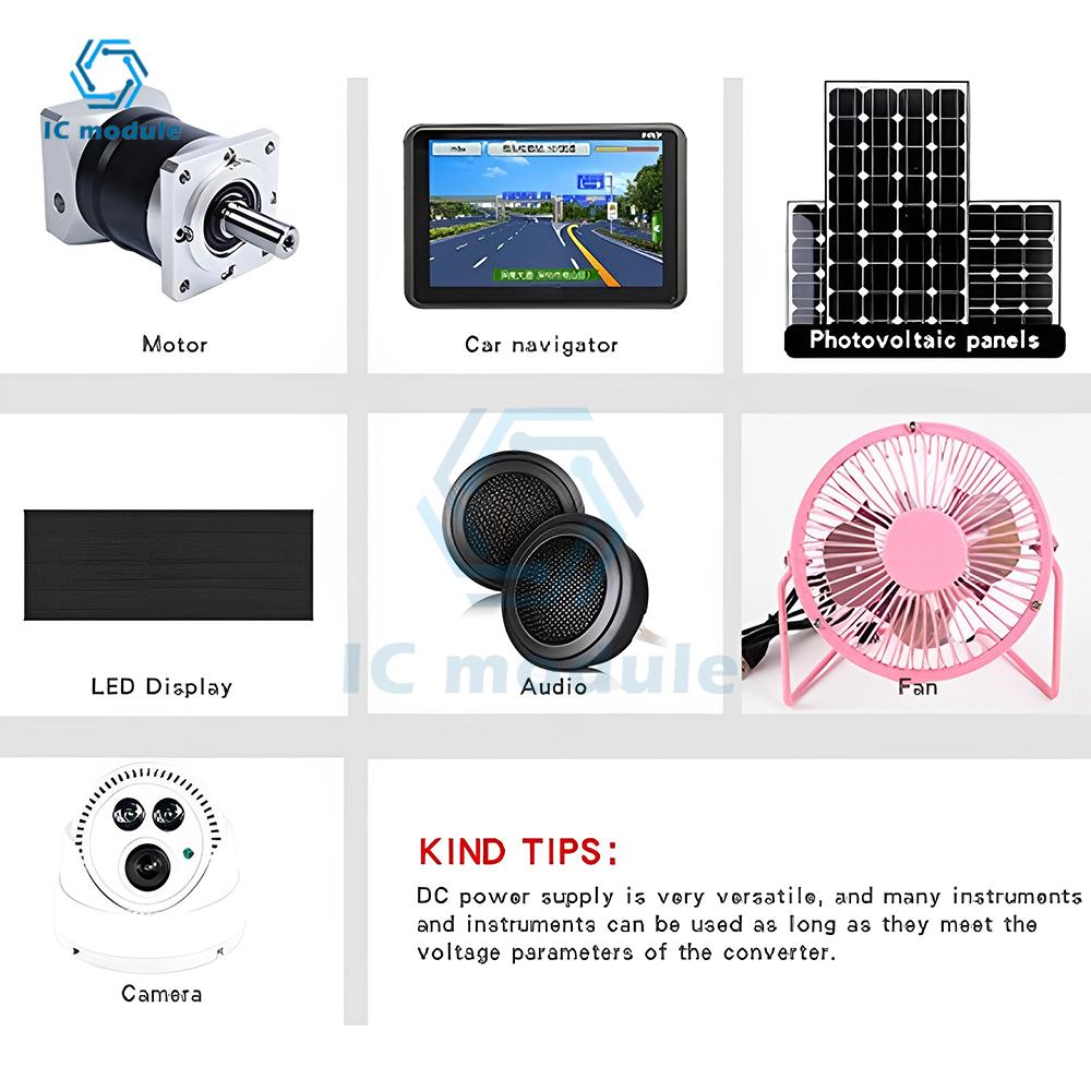 DC Step Down Converter 12V To 3.3-9V 2.5A Waterproof Auto Protection Vehicular Car Power LED Current Stabilizer DC DC Converter