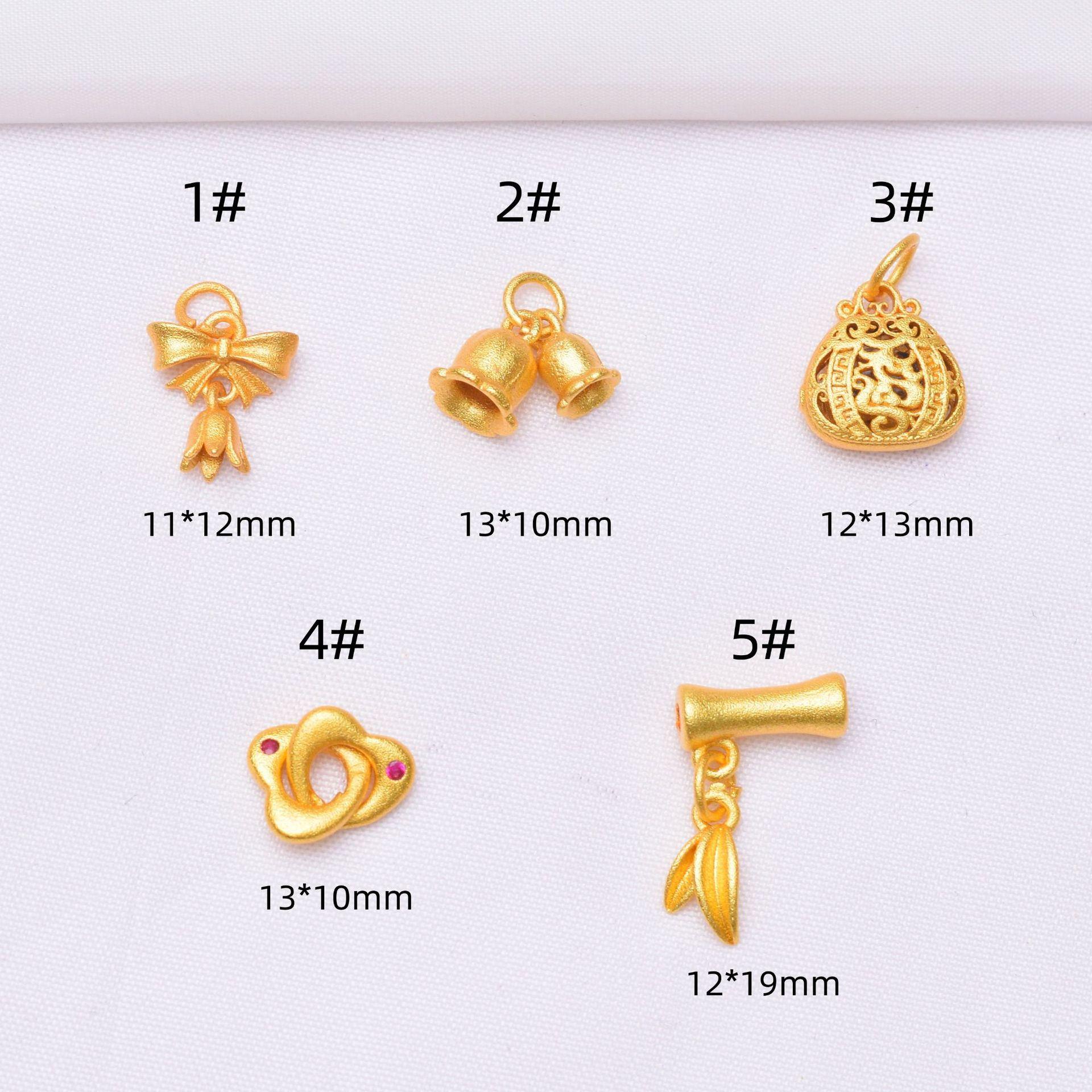 

10 шт., сохраняющий цвет, песочно-золотой кулон «Лилия колокольчика», маленький кулон, колокольчик, бамбуковый шарнир, браслет ручной работы, бисер, ювелирные изделия, аксессуары, свободные бусины Q63 5#