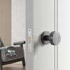 Versteckter Minimalistischer Weißer Runder Türgriff für Schlafzimmer