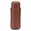 Portable Travel Cigar Case Wear Resistance Leather Cigar Holder with Cigar Clipper for 2 Cigars Business Office