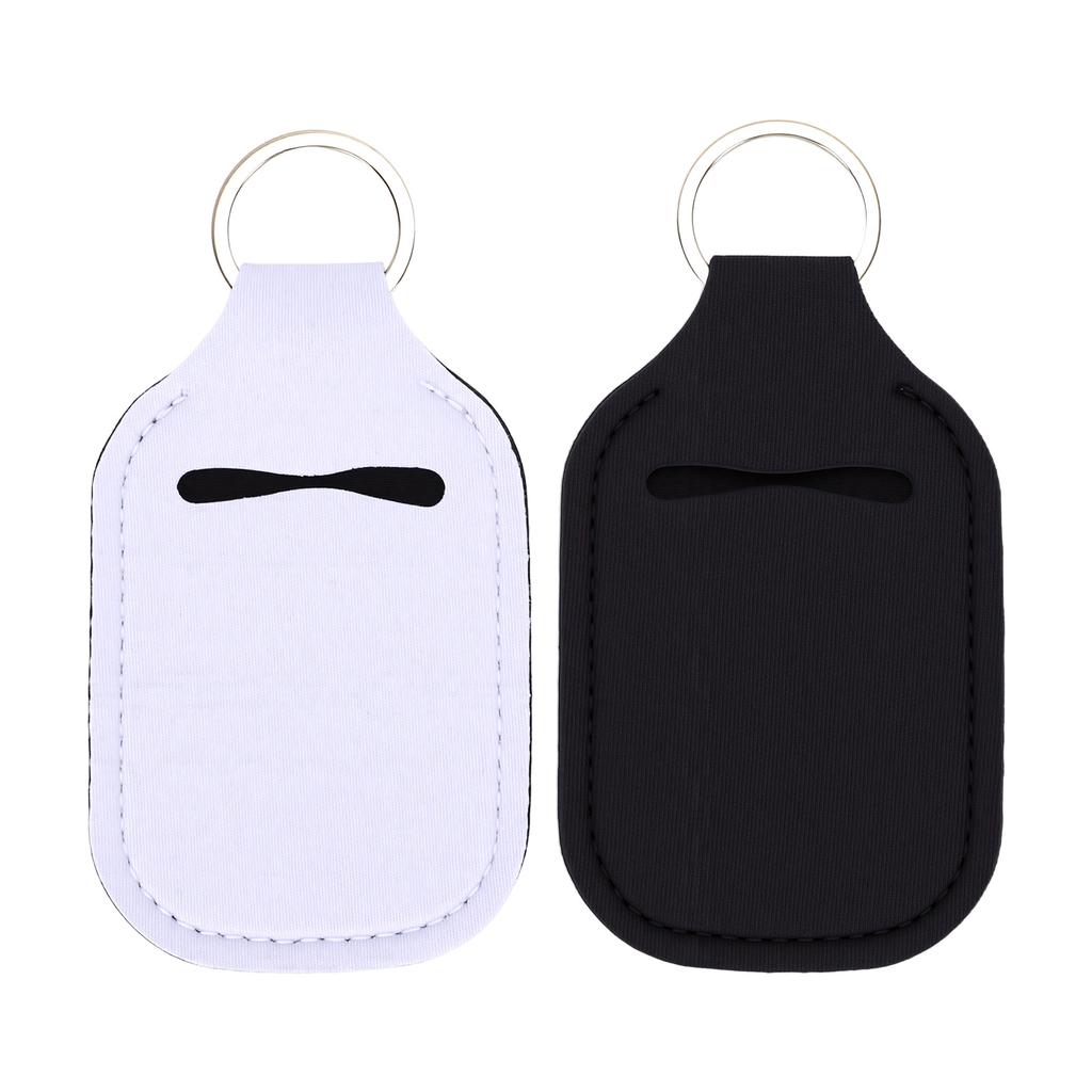 60pcs Hand Sanitizer Spray Protective Cover with Keychain for Backpack and Purse