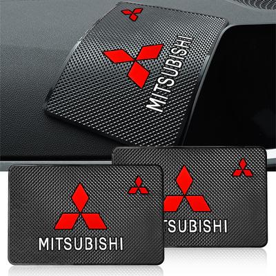 Tappetino Antiscivolo per Auto Porta Telefono Pad Antiscivolo Accessori Auto Per Lancer 9 Ex Evo ASX L200 Colt Pajero Sport