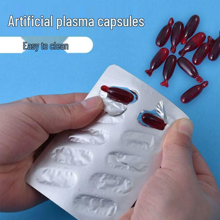 Halloween Prank Blood Capsules - Fake Blood Props for Gag and Acting