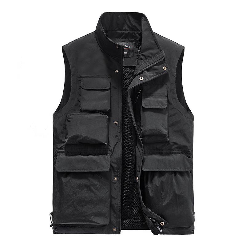 Men's Multi-pocket Outdoor Sports Vest for Fishing, Photography, and Casual Wear