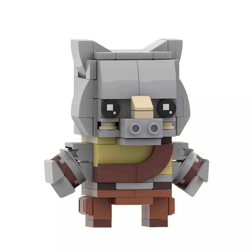 MOC Animated Movie Figures Turtle Mecha Model 1987 Violent Tortoise Warrior Mini Doll Building Block Kid Toy Adult Birthday Gift