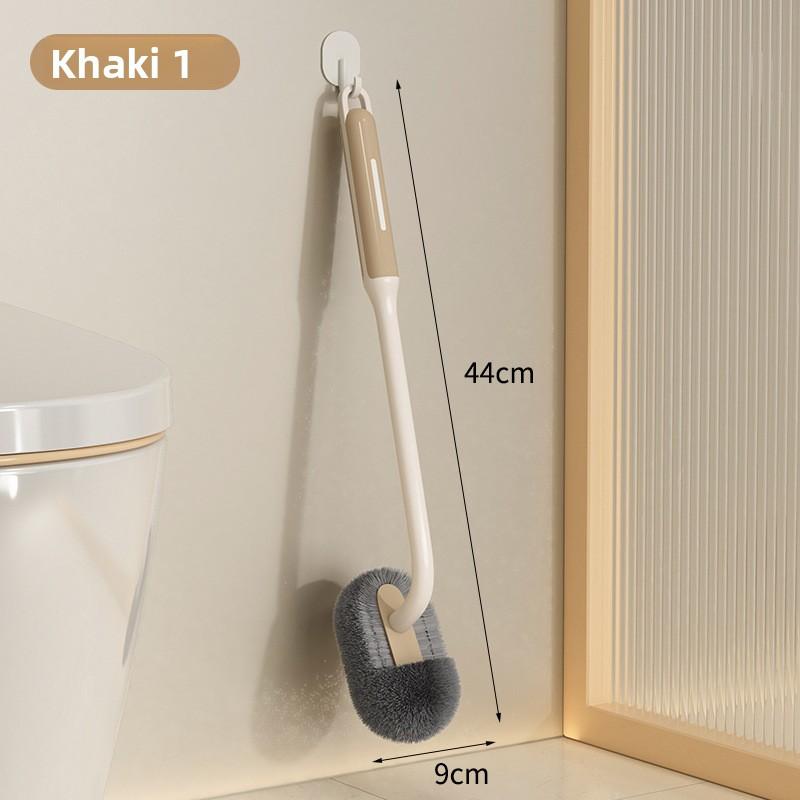 

Туалет Наклоненная Голова Настенный Длинная Ручка Бытовой Без Мертвых Зон Щетка для Чистки Туалетной Ямы для Приседаний хаки