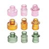 3PCS/set Colorful Candle Holder Glass Dining Table Tealight Romantic Candlestick  Home Decor