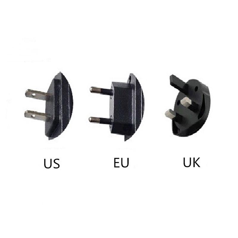 1pc Universal Black 220V To 12V 50hz Portable Car Cigarette Lighter Socket Adapter Converter Parts 3syles US/EU/UK