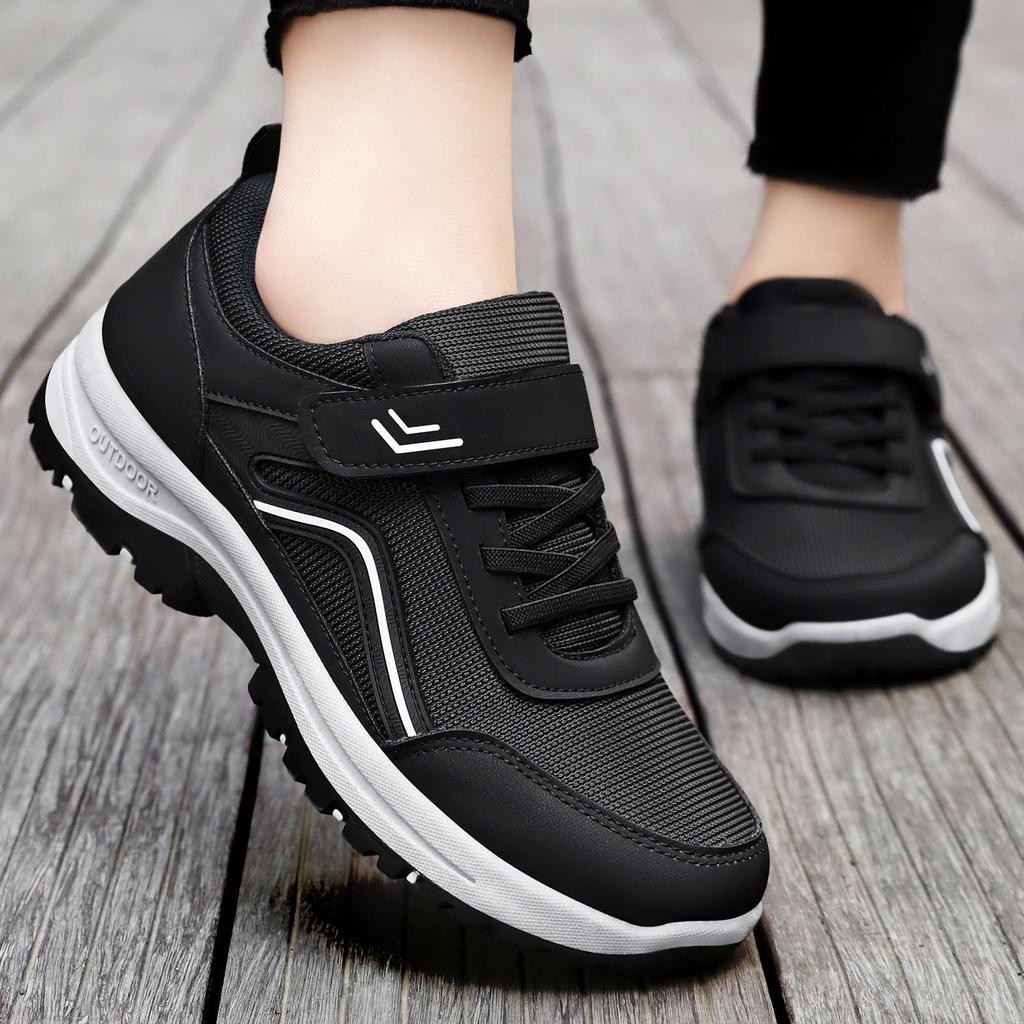 Stepping Shoes Women's Shoes Medium Casual Thick-soled Velcro Casual Shoes Sports Shoes