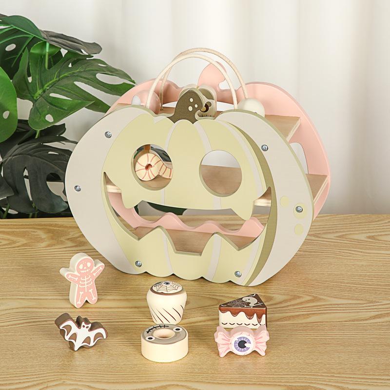 

Play House Afternoon Tea Dessert Snack Portable Pumpkin Dessert Rack Simulation Kitchen Toy разноцветный