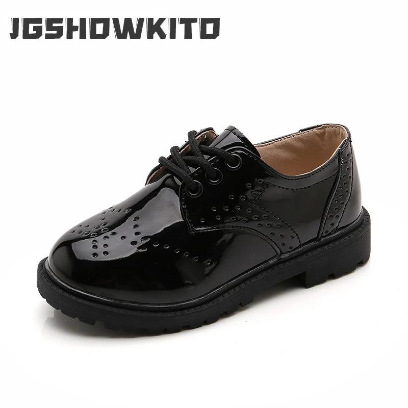New Spring Summer Autumn Kids Shoes For Boys Girls British Children's Casual Sneakers PU Leather Fashion Shoes