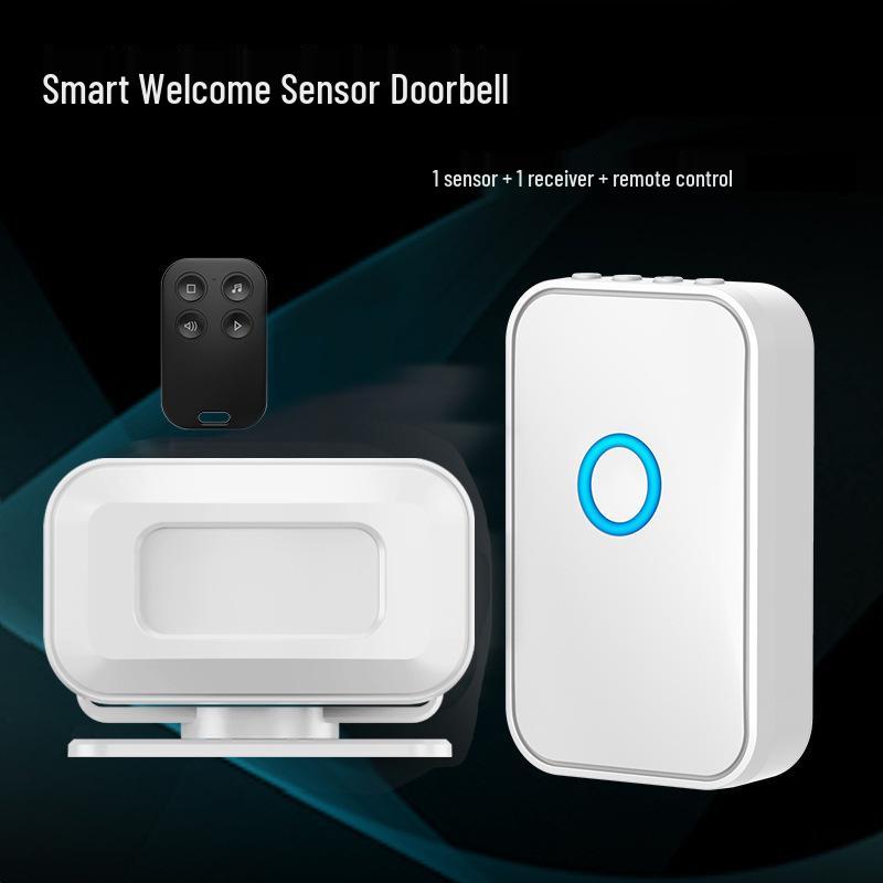 Welcome To the Sensor Entry Shop: Voice Prompt Greeter and Charging Split Doorbell Device.