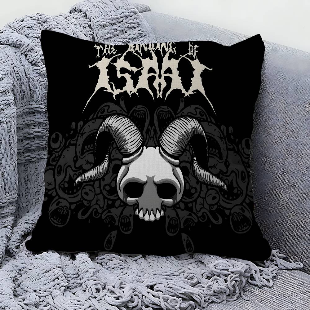 Game The Binding Of Isaac Cushion Cover Car Throw Pillow Case For Sofa Car Christmas Gift 40x40cm 45x45cm
