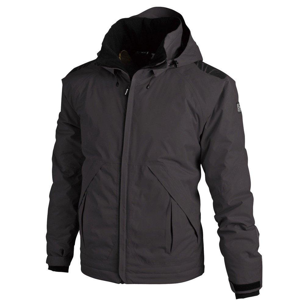 TS DESIGN Mega Heat Waterproof and Cold Weather Jacket Fall and Charcoal Size L (for Winter), 18226, Gray,