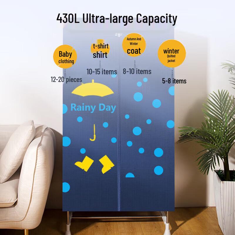 Midea 430L Wardrobe Clothes Dryer & Sterilizer CN plug (adapter included)