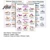 Efficient Pilates Workout 3Pcs Equipment Training Poster Set Full Body Core Strengthening Shaping Course Posture Chart Home Gym Exercise Guide