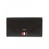 Thom Browne Pebble Grain Three Stripe Tab Long Wallet Faw065a 00198 001