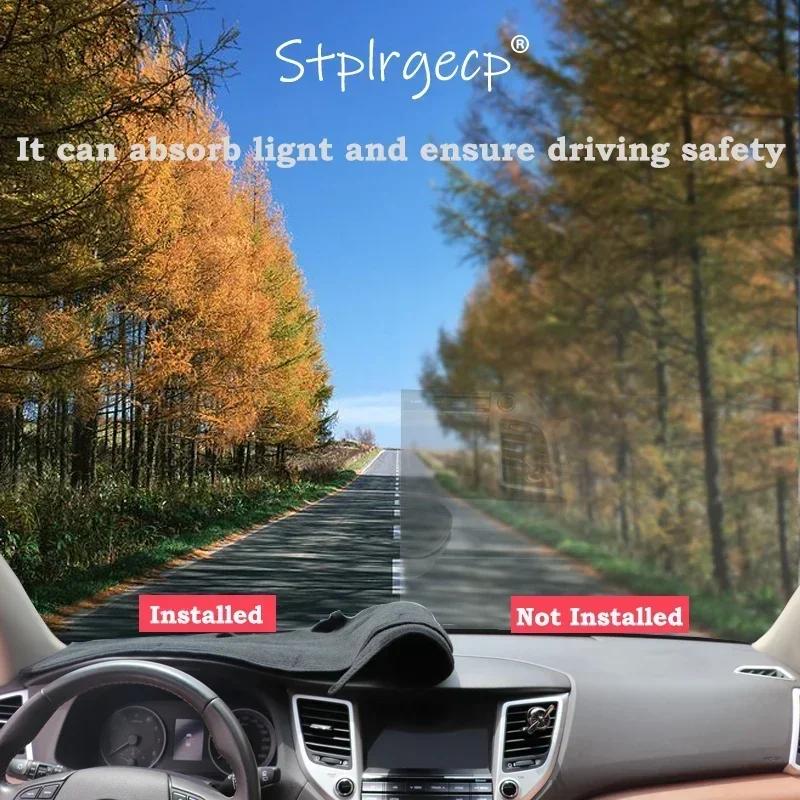 Car Dashboard Cover Avoid Light Pad Instrument Panel Mat Case Carpets for Hyundai Sonata LF 2015 2016 2017 2018 2019