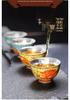 Handmade 999 Sterling Silver Dragon & Phoenix Enamel Tea Cup Gift Set - Gongfu Court Style