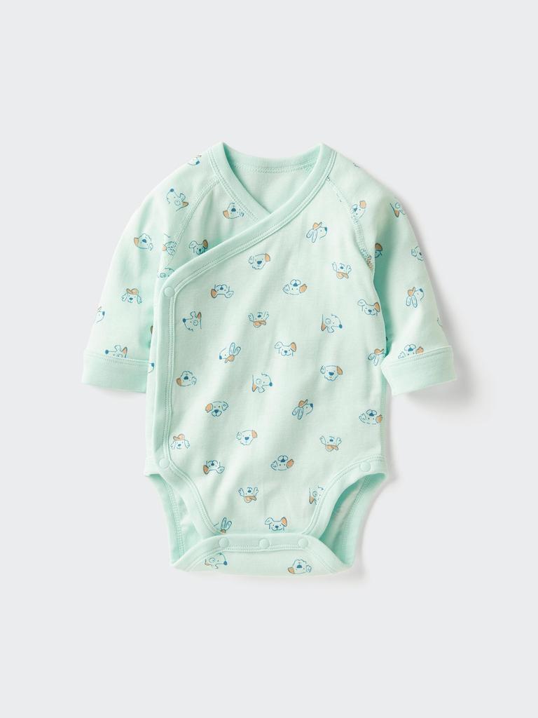 Uniqlo Bn Bodysuit  Long Sleeve Print  60cm