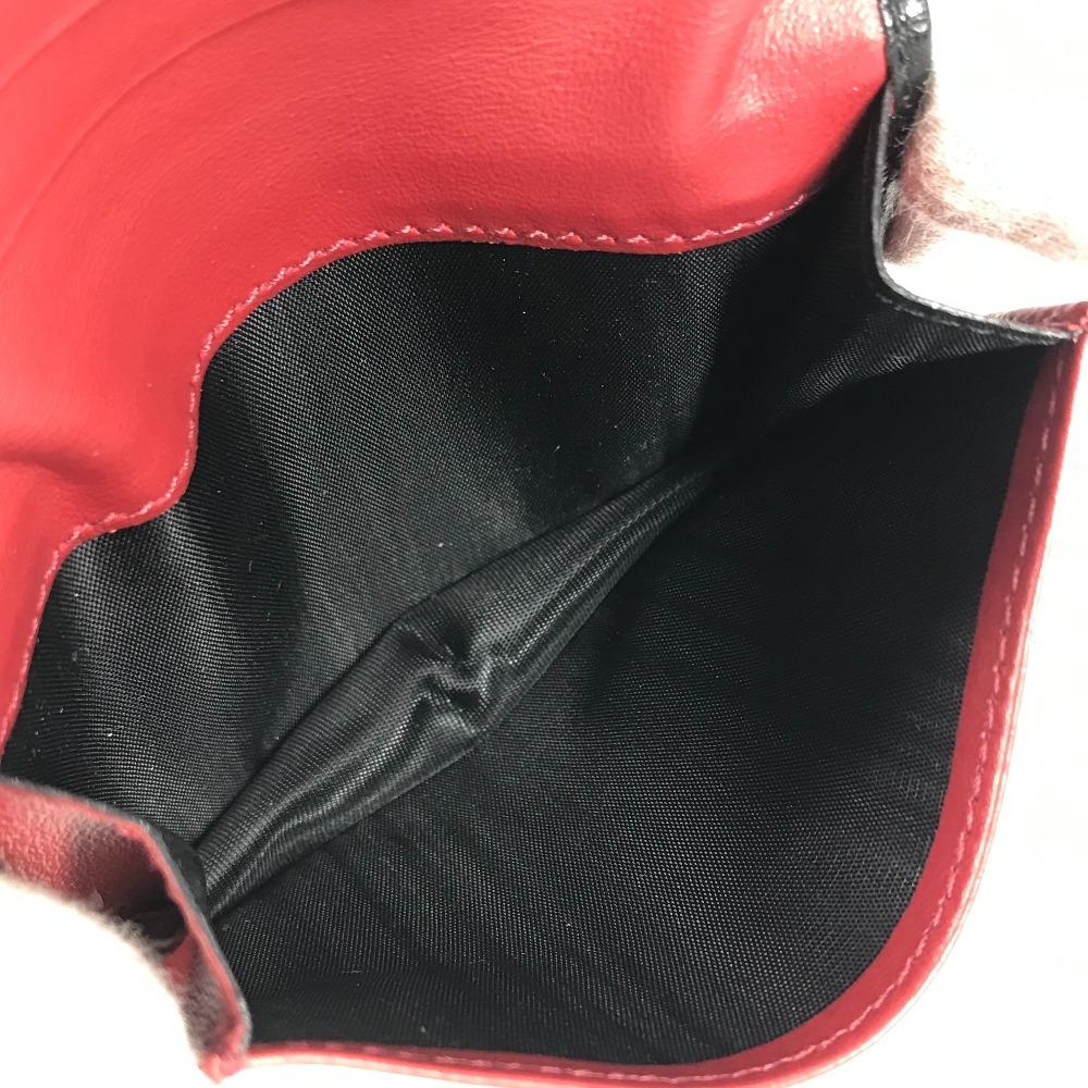 Salvatore Ferragamo Gancini logo Business Card Holder Pass Case Folded Card Case