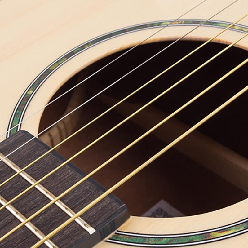 6 Pcs Folk Guitar Steel String Acoustic Guitar Strings for 6 String Classical Guitars Accessories Powerful and Durable