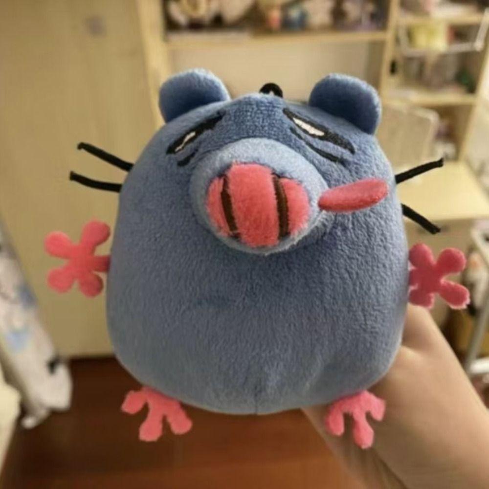 New Recordable Blue Mouse Plush Doll Keychain Stuffed Animals Doll Bag Pendant Car Key Ring School Bag Decoration
