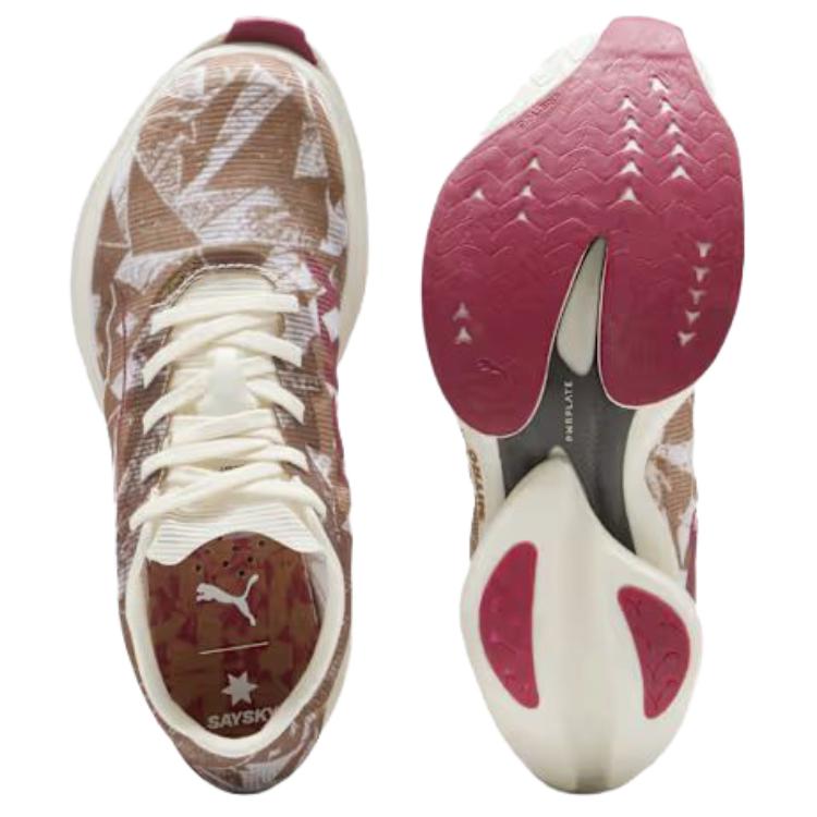 Saysky x Puma  Fast-R Nitro Elite 3  Warm White/Honey Butter/Team Regal Red Women Sneakers 312319-01