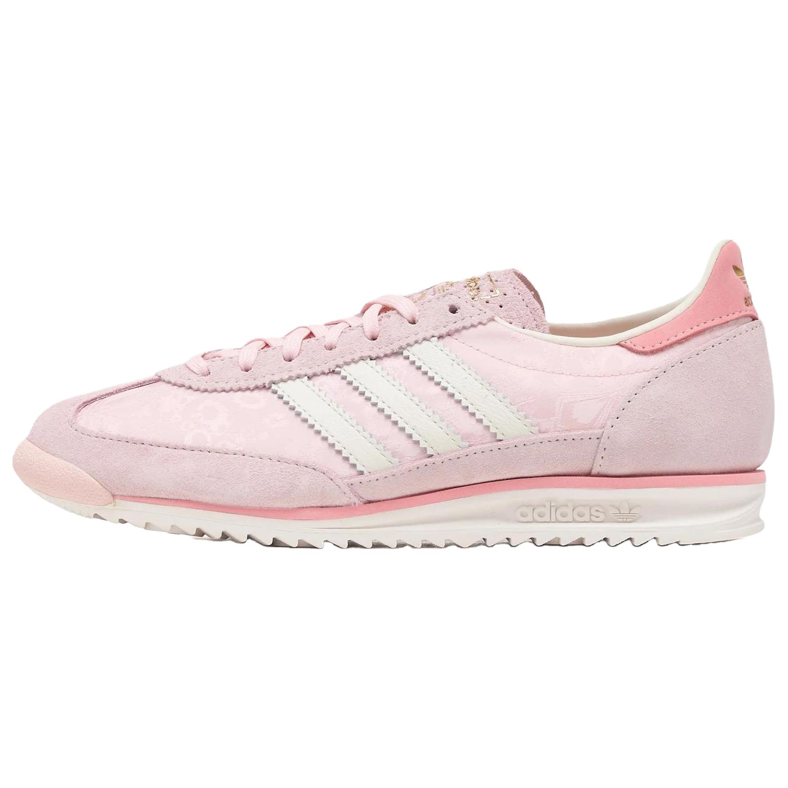 adidas Liberty London X Originals SL 72 OG Удобная посадка Низкие Кроссовки для образа жизни Женские кроссовки Розовые IH1871 39
