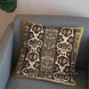 2D Leopard Print Pillow Cover With Ornate Border Pattern Cushion Cover Suitable For Sofa Bedroom Car Pillow Cover