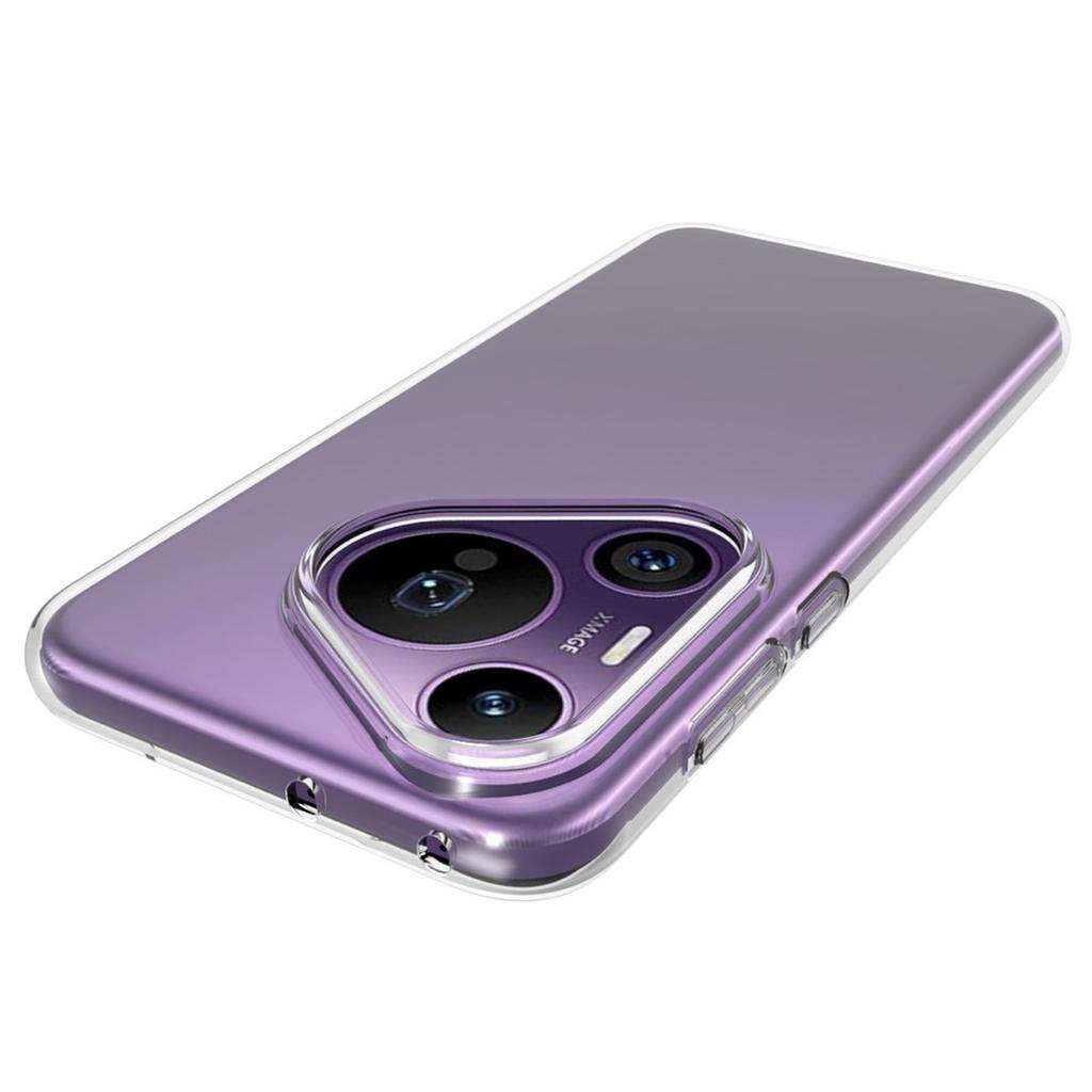 For Huawei Pura 70 Pro/Pura 70 Pro+ Case Ultra Slim Clear TPU Phone Shell with Big Lens Hole
