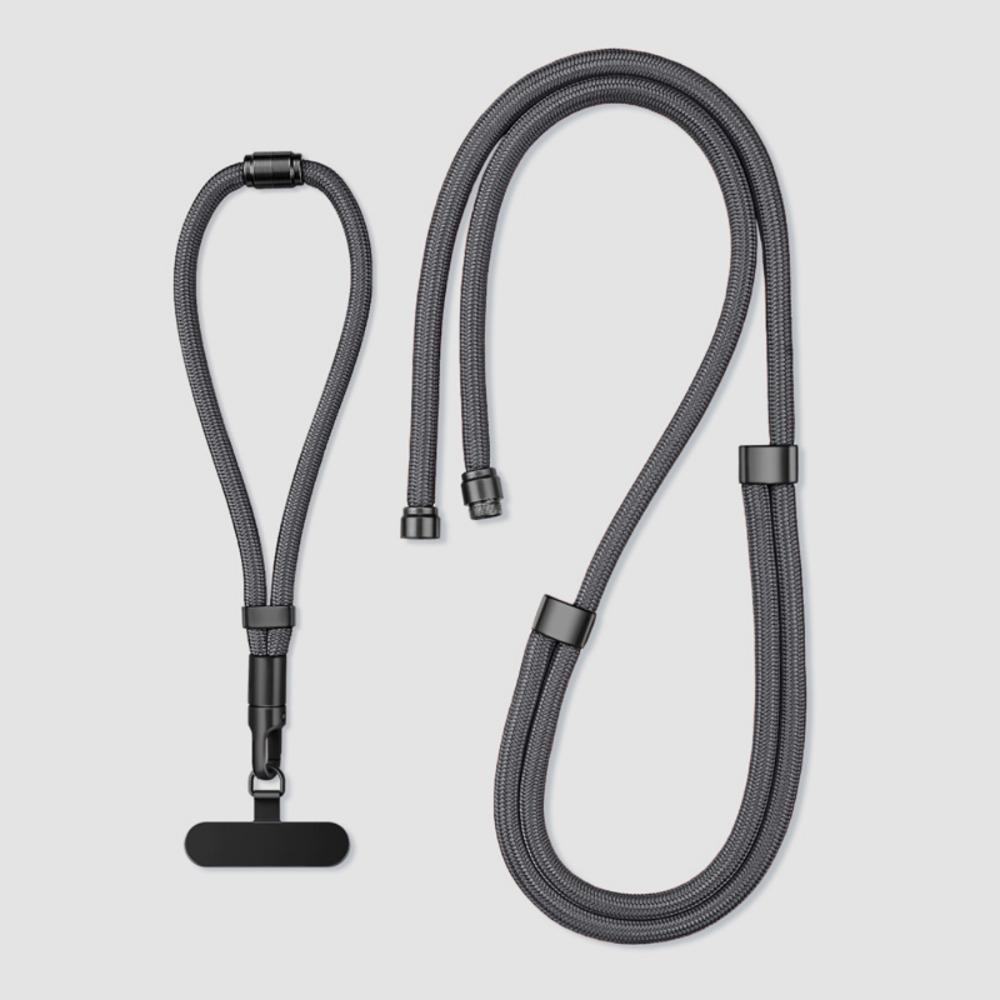 Popruh na telefon k zavěšení na krk a přes tělo s nastavitelnou délkou, 3v1 řetízek na telefon, cestování, outdoor