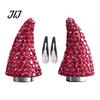Unisex Metal Hair Clips Magnetic Rhinestone Devil Horns Accessories for Halloween Cosplay, Sparkling Stylish Glittering Cosplay Props 3D Horn