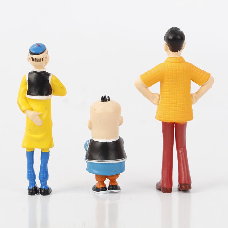 Master Whimsical Old Q Figure Set With Three Pvc Characters For Collectors And Fans