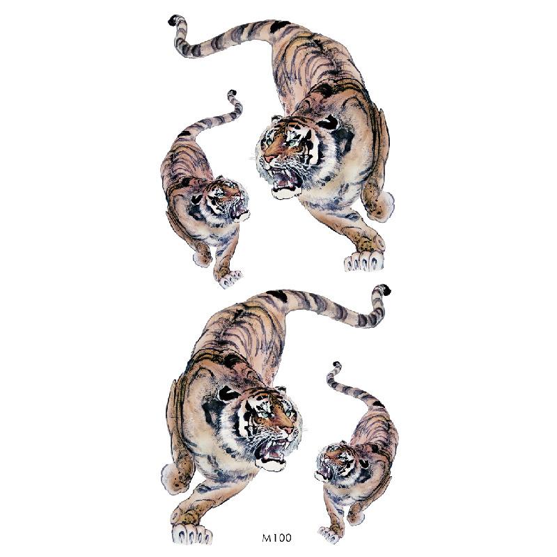 Customize Wolf Dragon Spider Scorpion Animal Temporary Tattoo Designs for Man