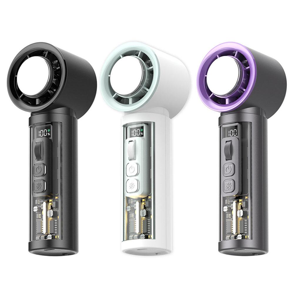 Compact Fan Mini Fan Camping Trips Versatile Use 4000mAh Battery Adjustable Speed Settings Comfortable Airflow For Camping