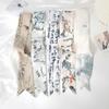 Ribbon Ink Painting Silk Scarf Long Ancient Hair Band Elegant Ribbon Headband  Lady
