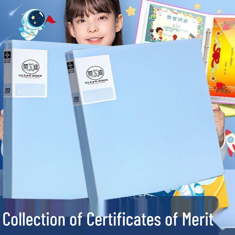 Детский альбом-коллекция сертификатов с кармашками Interstellar Astronaut