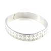 Les Trésors De Lily [H6211] - Silver 'Choreography' Steel Bracelet - 65 Mm 10 Mm