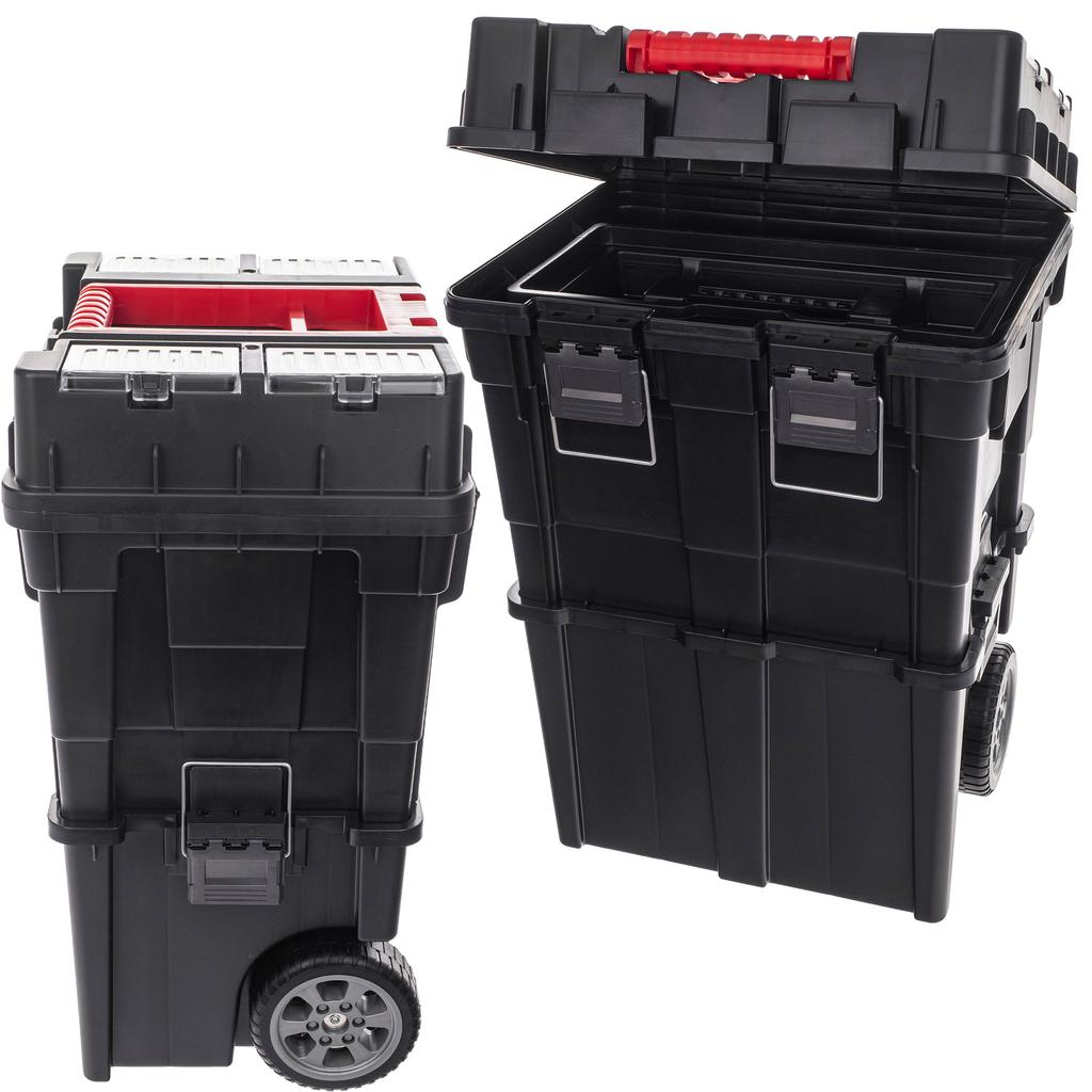 Tool Box On Wheels Chest Suitcase Workshop Modular Large