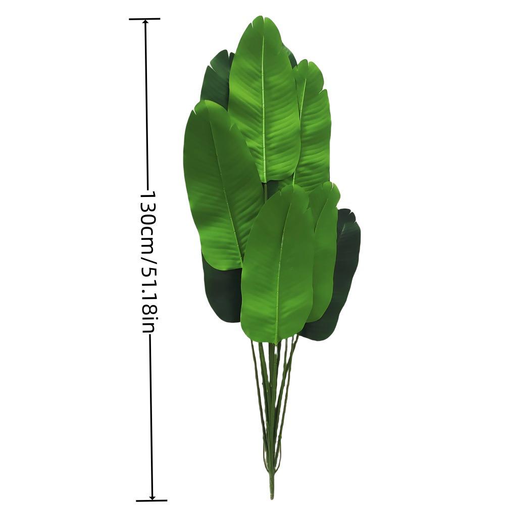 Artificial Bird of Paradise and Banana Leaf Party Decoration Plant