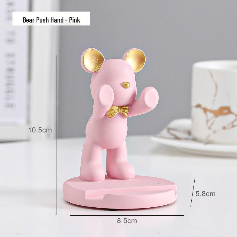 Cute Cartoon Phone & Tablet Holder: Creative Desk Ornament for Home or Office Gifts