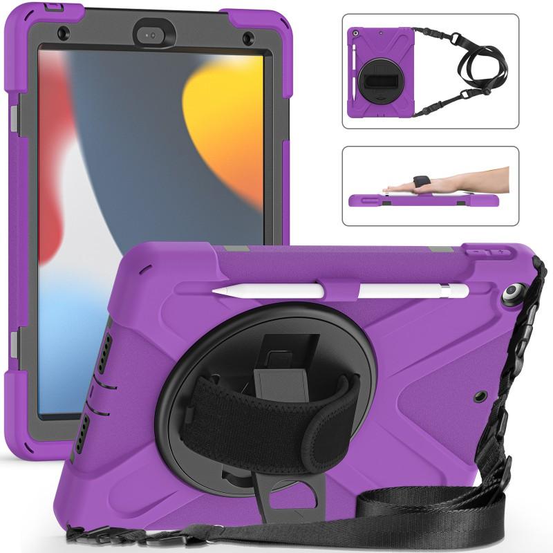 10.2 Inch IPad Air 10th Gen Silicone Case With Full Coverage Kickstand Shockproof Anti-Fingerprint Multiple Colors