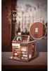 QuYiYa DIY Miniatur-Buchhandlung: Miau Talk & Words Kreatives Haus Modell Geschenk