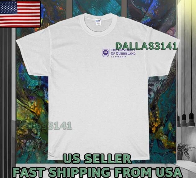 SHIRT THE UNIVERSITY OF QUEENSLAN LOGO T-Sirt UNISEX FUNNY UNISEX SIZE S-5XL L