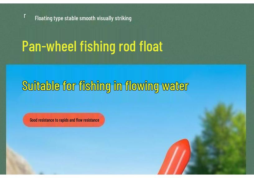 Nipple Anti-Flow Eye-Catching Short Fishing Float for Shallow Water and Small Fish