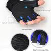 Fitness Gym Gloves for Men and Women Wrist Guard Outdoor Use Athletic Bicycle Hiking Exercise Training Workout Long Wrist Fingerless Glove